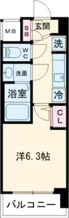 エステムコート京都千雅邸の間取り画像