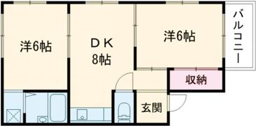 コーポ・ヨシダの間取り画像