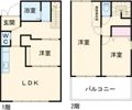 鵜沼台7丁目 戸建貸家の間取り画像