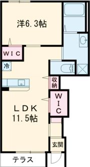 エコハウス華園 社の間取り画像