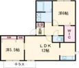 アデアコートB棟の間取り画像