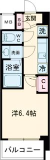 エステムコート京都千雅邸の間取り画像