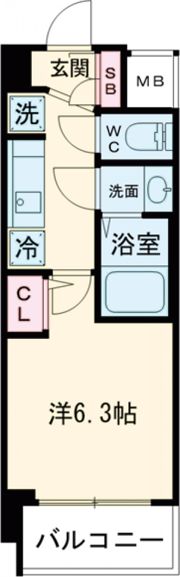 エステムコート京都千雅邸の間取り画像