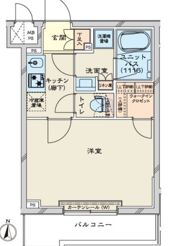 ルーブル川崎鷺沼の間取り画像