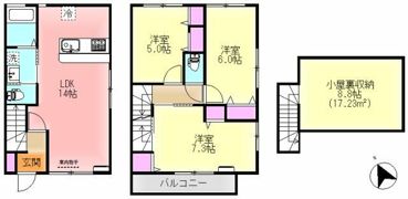 ウエルストン成田の間取り画像