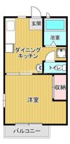 メゾンアルテミスAの間取り画像