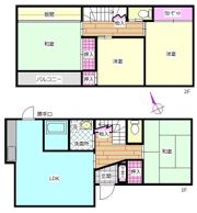 座間市ひばりが丘の間取り画像