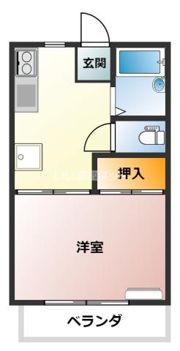 ハイツ足立の間取り画像