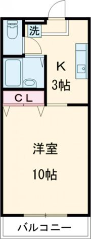 カミムラハイツの間取り画像