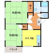 ハイツサカヨリの間取り画像