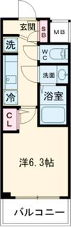 エステムコート京都千雅邸の間取り画像