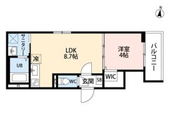 グランディール錦町の間取り画像