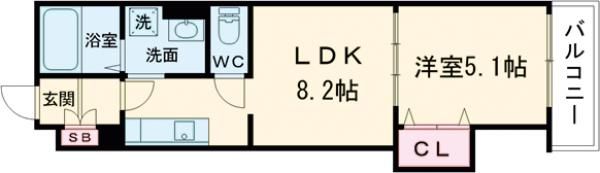 クリエオーレ明和の間取り画像