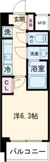 エステムコート京都千雅邸の間取り画像
