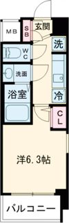 エステムコート京都千雅邸の間取り画像
