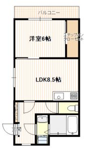 ドフラミンゴの間取り画像