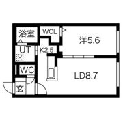 ALPHA中島公園の間取り画像