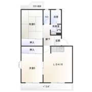 パープルシャトーB棟の間取り画像