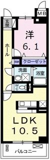 ラフィーネ東野の間取り画像