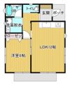 上宿貸家の間取り画像