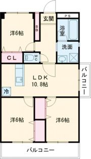 グレース若宮の間取り画像