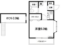 サンシャインⅠの間取り画像