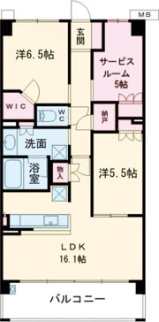ローレルコート奈良三条宮前町の間取り画像