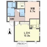 ヴィラクレストFの間取り画像