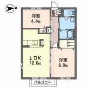 フレグランスJUNの間取り画像