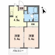 コートラックス Aの間取り画像