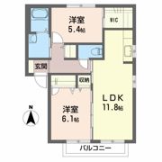 ミオ パラッツオ Aの間取り画像