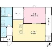 CA彩りの間取り画像