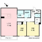 シャーメゾンほたくぼの間取り画像