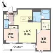 グランパティオ梶ヶ谷の間取り画像