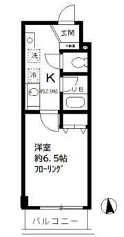 スクエア コートの間取り画像