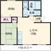 高洲マンションの間取り画像