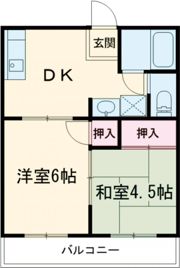 フォーサイト池田台B棟の間取り画像