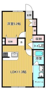 LHOTSE（ローツェ）の間取り画像