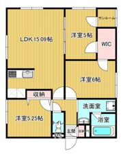 ヴァンクールの間取り画像