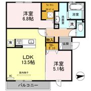 フローラの間取り画像