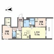 シャーメゾン ブルーム 楠葉の間取り画像