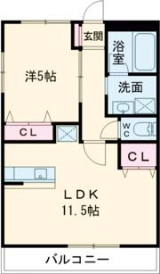 ノーブルBの間取り画像