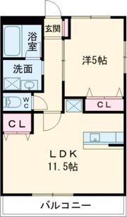 ノーブルBの間取り画像