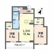 シャーメゾン上大利レジデンスの間取り画像