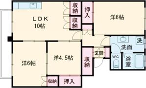 パオス柏木の間取り画像