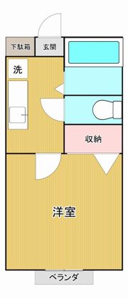 スカイヒルズAの間取り画像