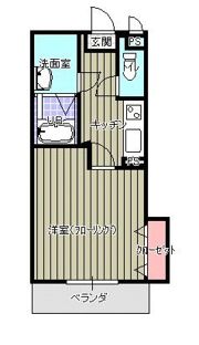 コーポIS C棟の間取り画像