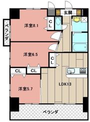 MDIシエルコンティーレ曽根北町の間取り画像