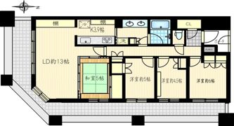 ラゾーナ川崎レジデンスの間取り画像