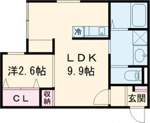 ラシックランテ白木原 Garden Terraceの間取り画像